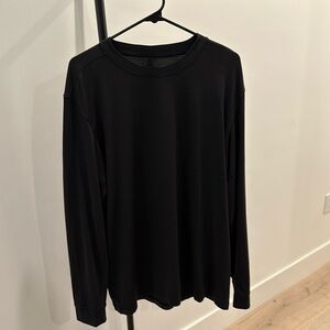 Lululemon Licensed to Train Relaxed-Fit Long Sleeve Shirt in Black